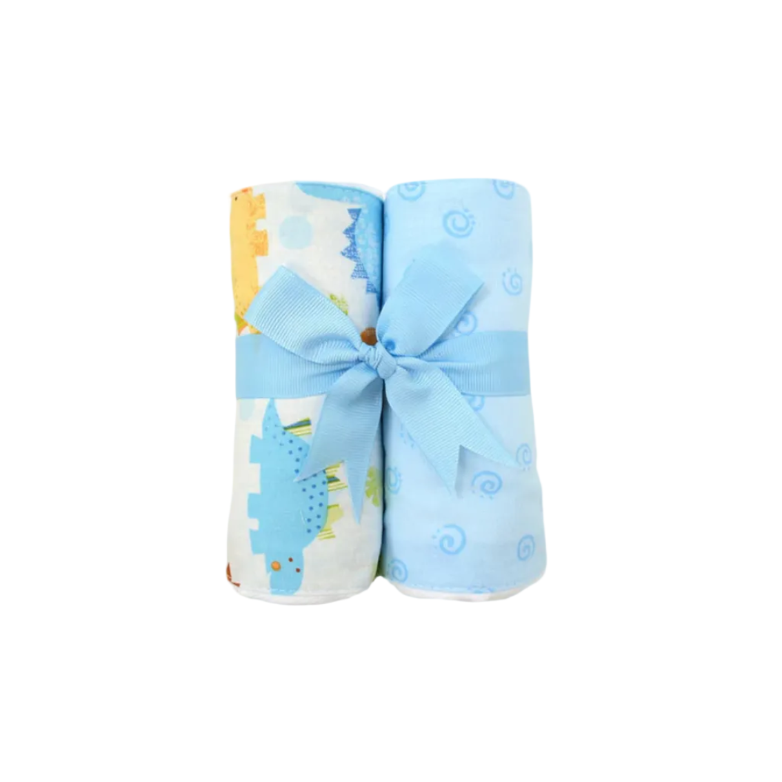 Dinosaur Set Of Two Burp Cloths