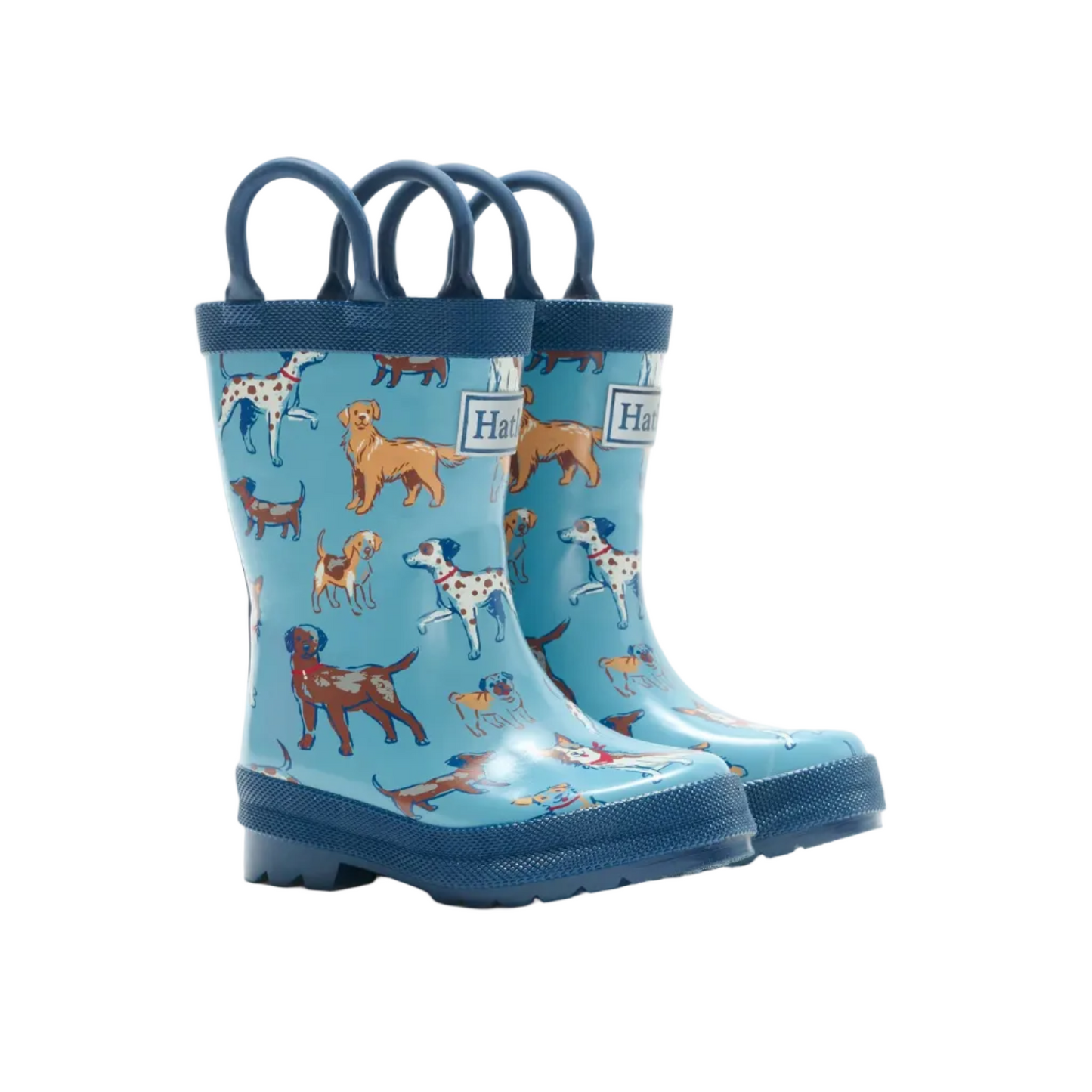 Little Pups Blue Rain Boots