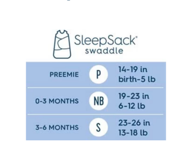 Bamboo SleepSack Swaddle- Blue Fog- Small