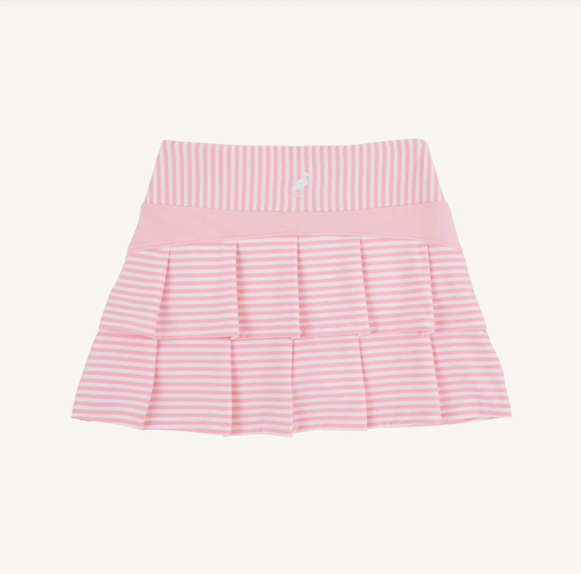 Prepletic Cindy Skort-Sandpearl Pink Stripe/Sandpearl Pink