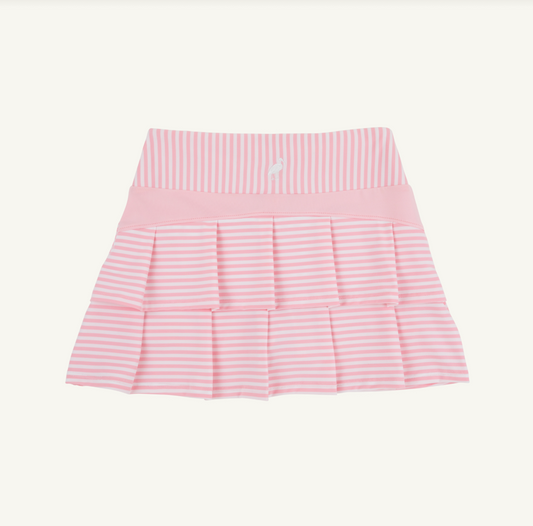 Prepletic Cindy Skort-Sandpearl Pink Stripe/Sandpearl Pink