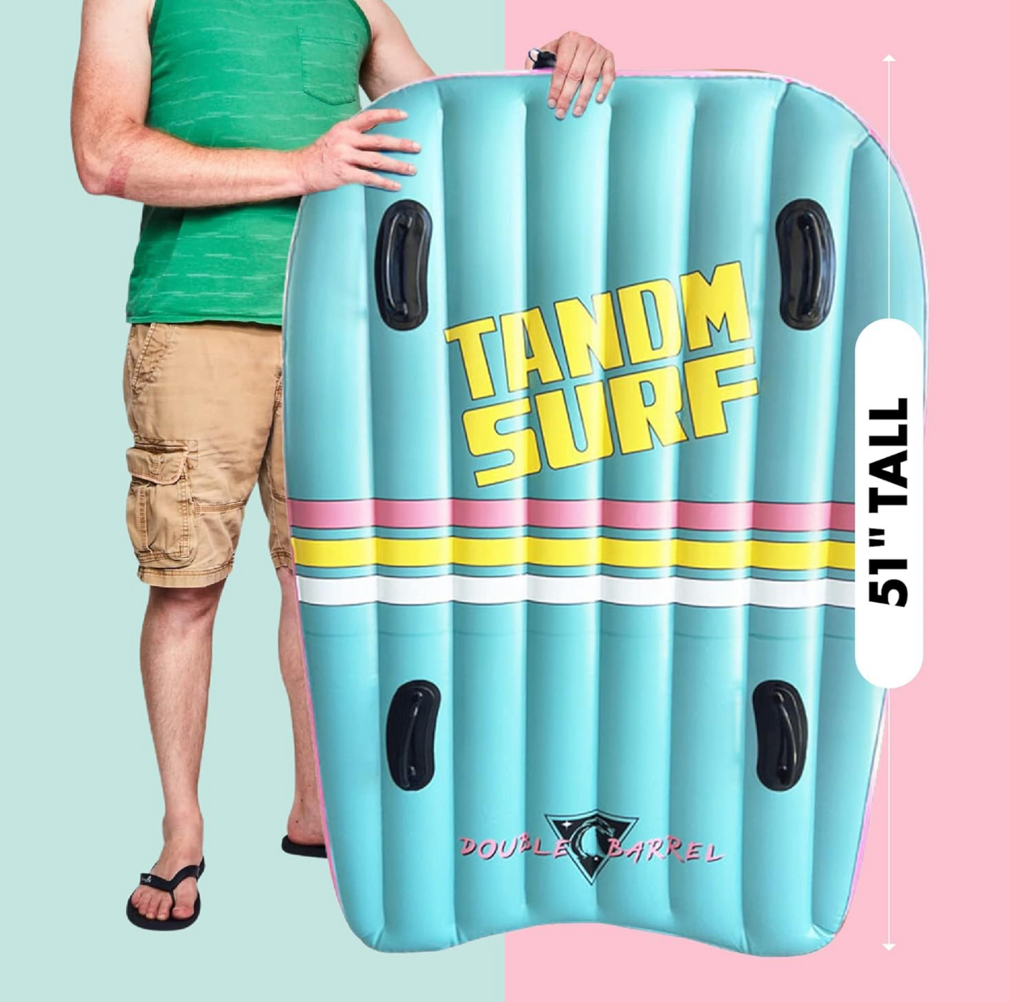 Double Barrel Inflatable Bodyboard