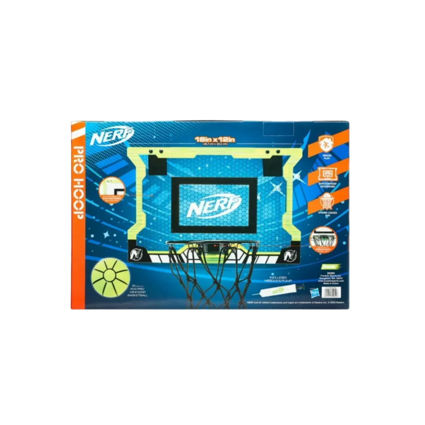 Nerf Pro Hoops Basketball Set Green