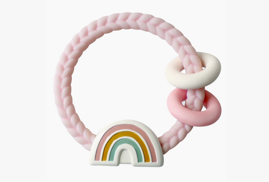 Ritzy Rattle™ Silicone Teether - Rainbow