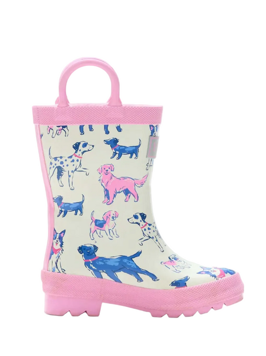 Little Pup Pink Rain Boots