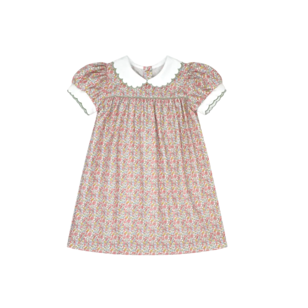 Memory Making Scallop Dress, Autumn Green