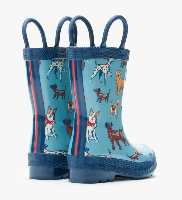 Little Pups Blue Rain Boots