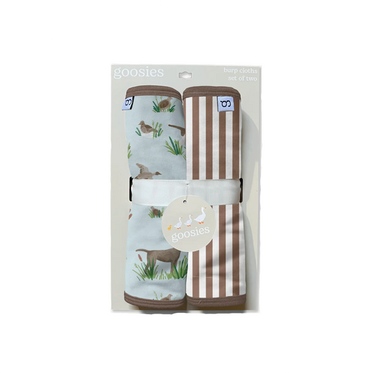 Delta Bird Hunting Dogs Burp Cloth Set