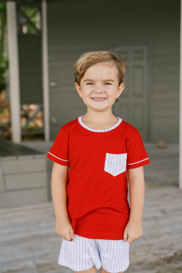 Charlie Short Set Raleigh Red All American