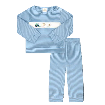 Bayou Play Set- Louisville Light Blue Ministripe Farm