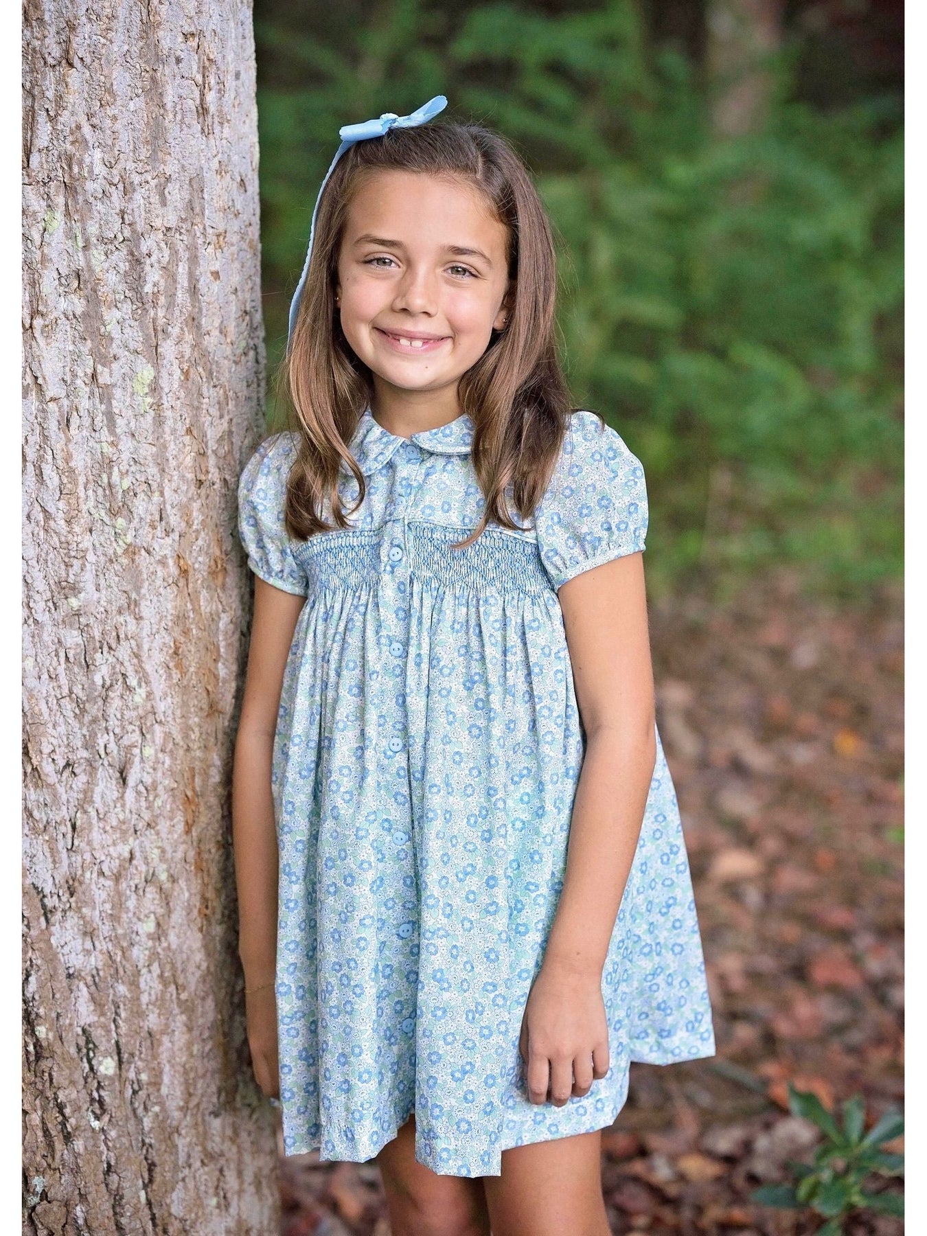 Smocked Dress, Ella Floral