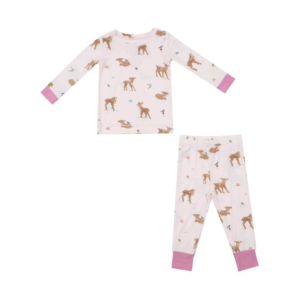 Soft Deer Long Sleeve Loungewear Set