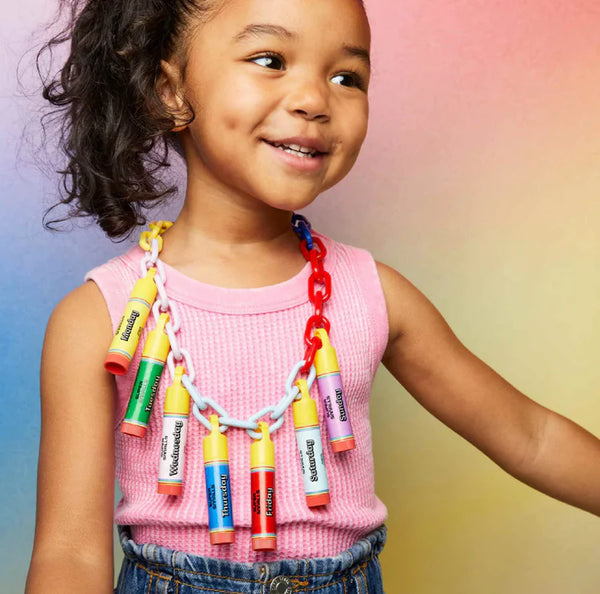 Days of the Week Lip Balm Necklace