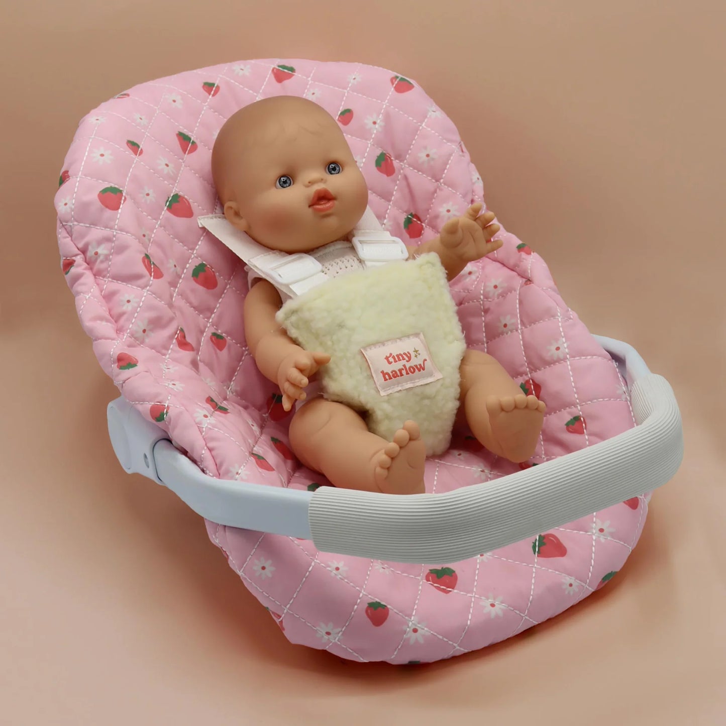 Doll Car Seat - Strawberry Picnic