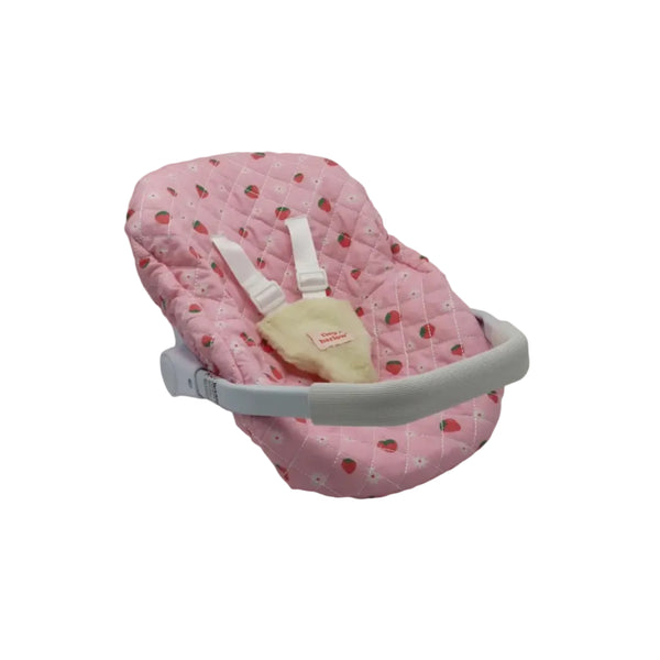 Doll Car Seat - Strawberry Picnic