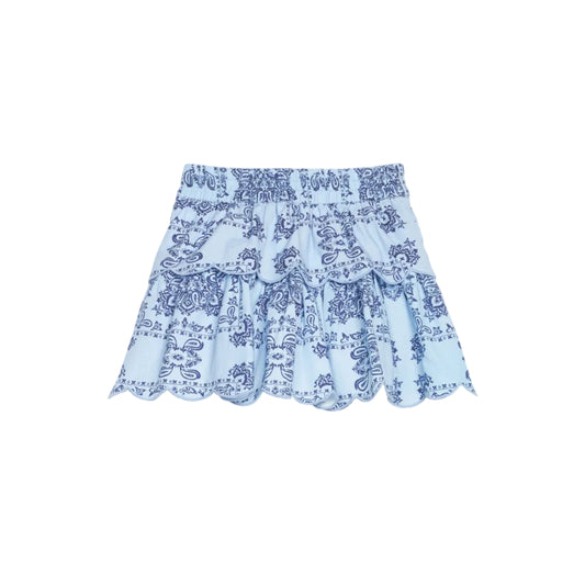 Two Tiered Skort- Boho Blue