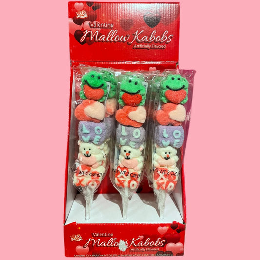 Valentine's Day Mallow Kabob, 4pc