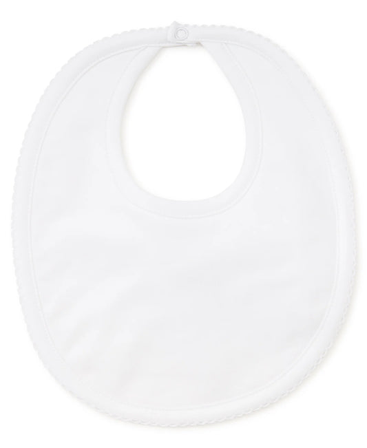 White Kissy Basics Bib