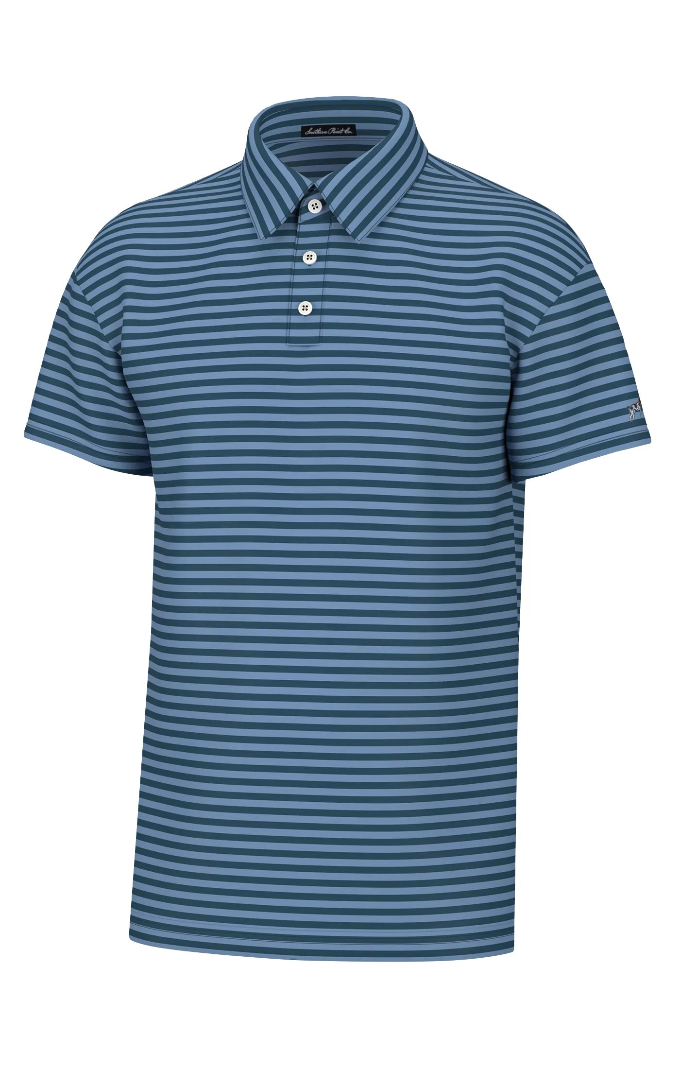 Youth Hinton Stripe Polo Blue/Navy