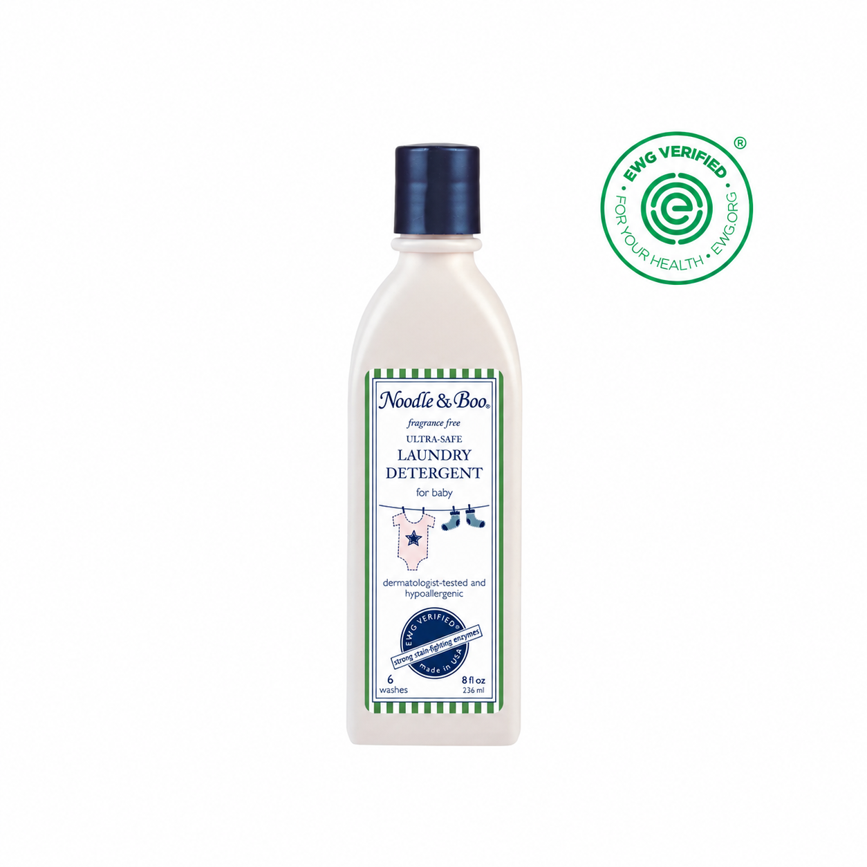 Ultra-Safe Baby Laundry Detergent, Fragrance Free, 8 oz