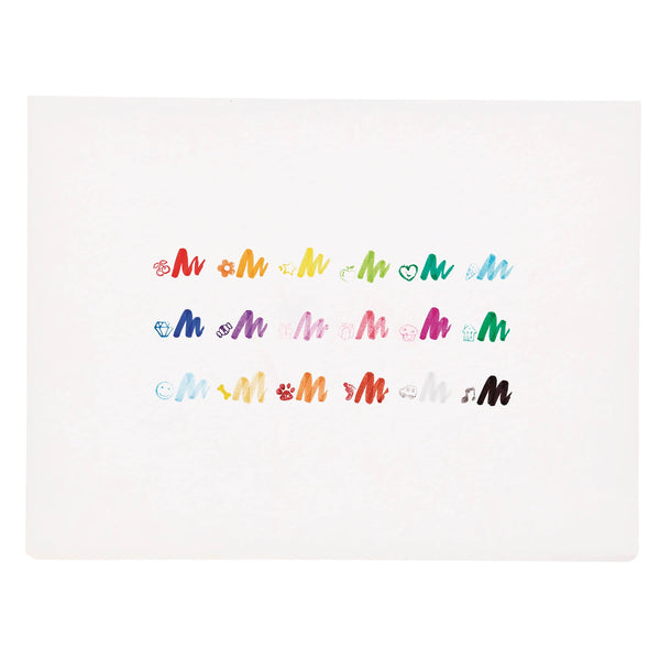 Stampables Double-Ended Brush & Stamp Markers