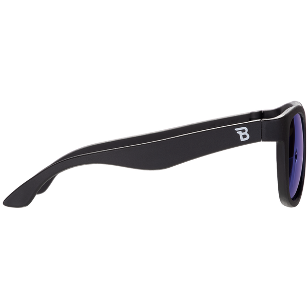 Jet Black Polarized Navigator | Cobalt Mirrored Lens