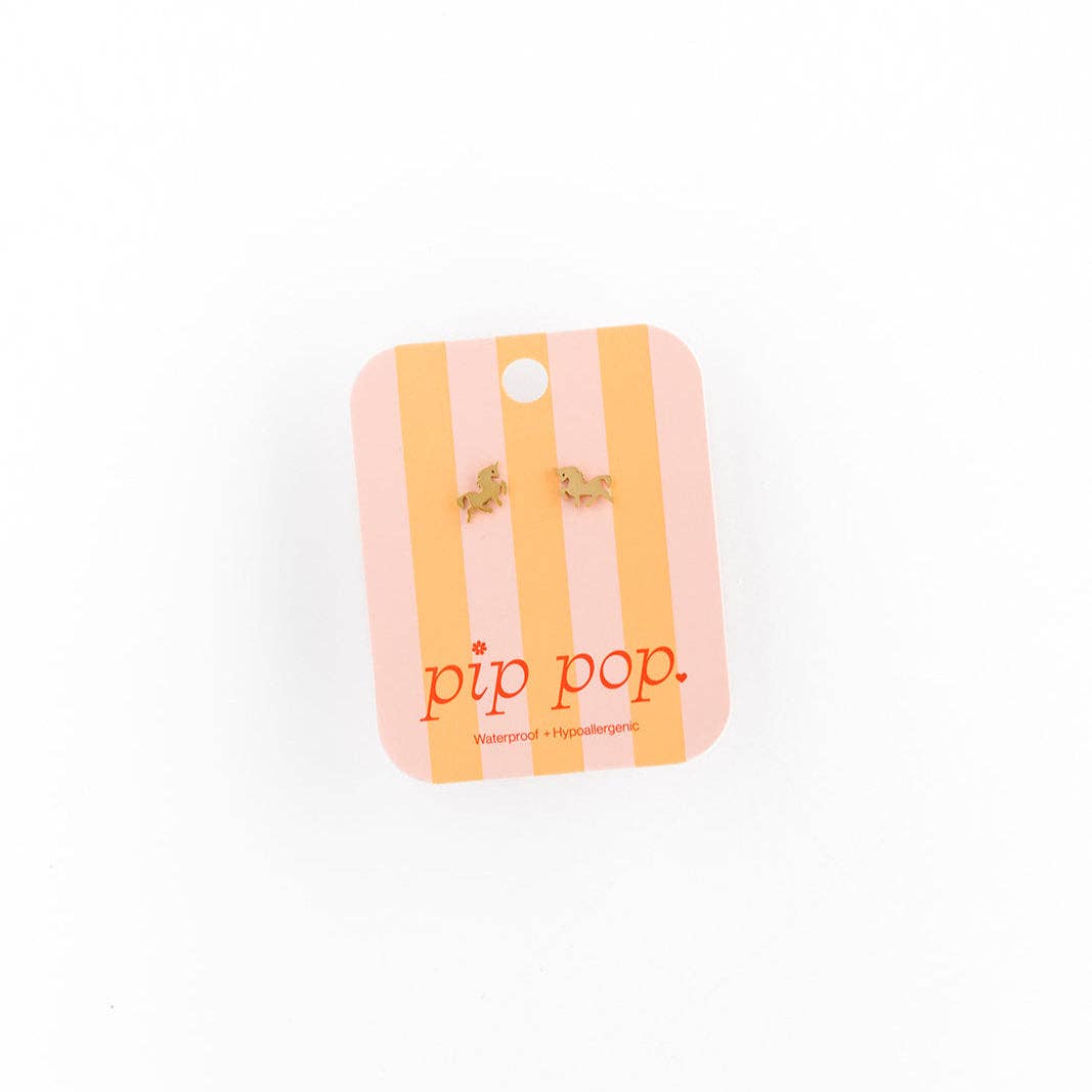 Unicorn Stud Earrings