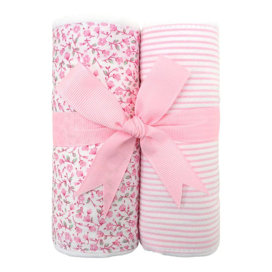 Ballet Shoes Set Of Two Fabric Burps