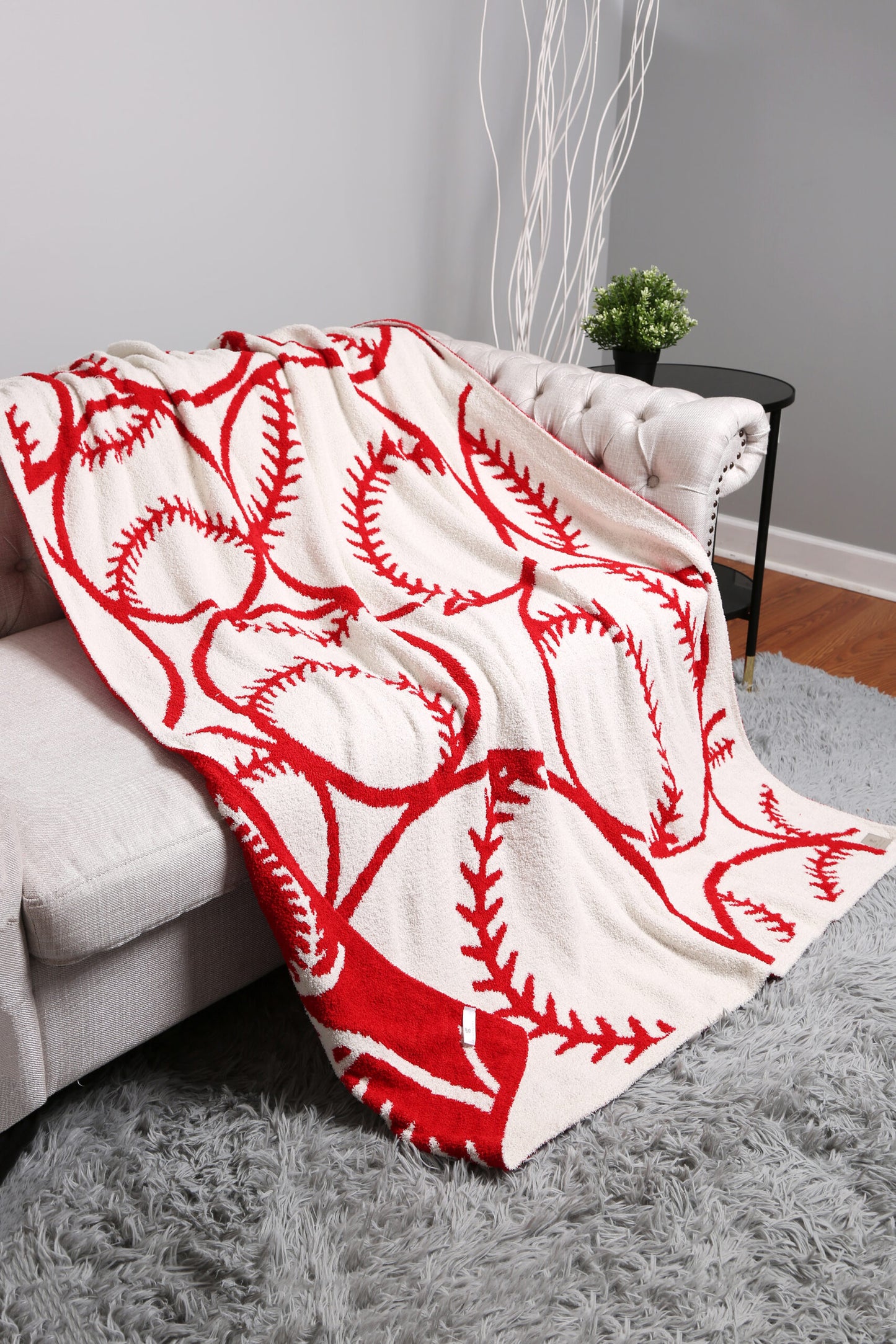 Baseball Print Blanket