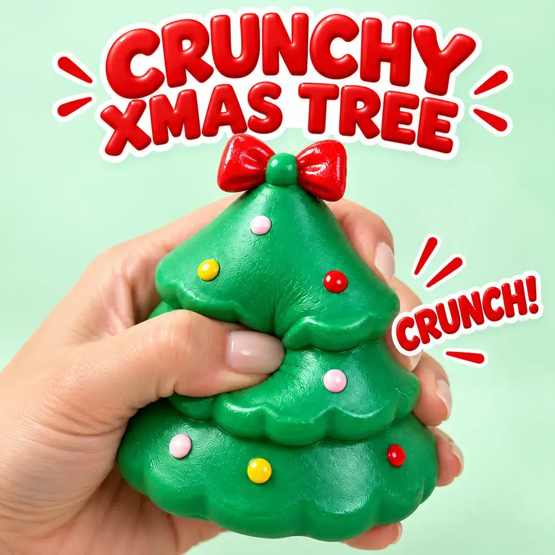 Crunchy Merry Christmas Squishy Toy— ASMR Holiday Squishies