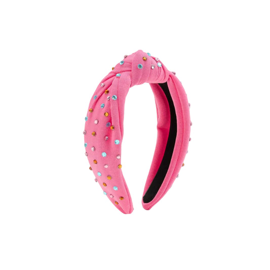 Raspberry Rhinestone Headband
