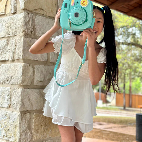 Oh Snap Instant Camera Handbag  - Minty Blue