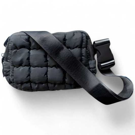 Puffer Belt Bag Black