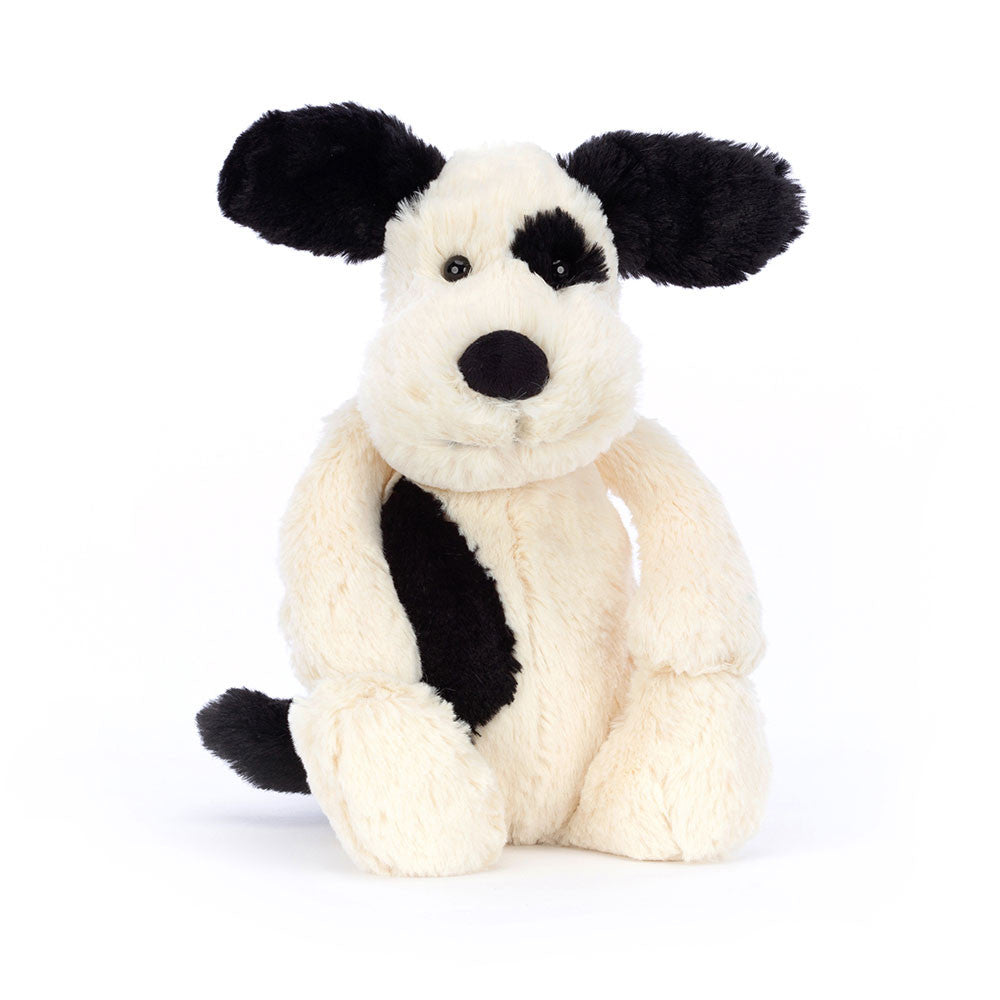 Bashful Black and Cream Puppy Original (Medium)