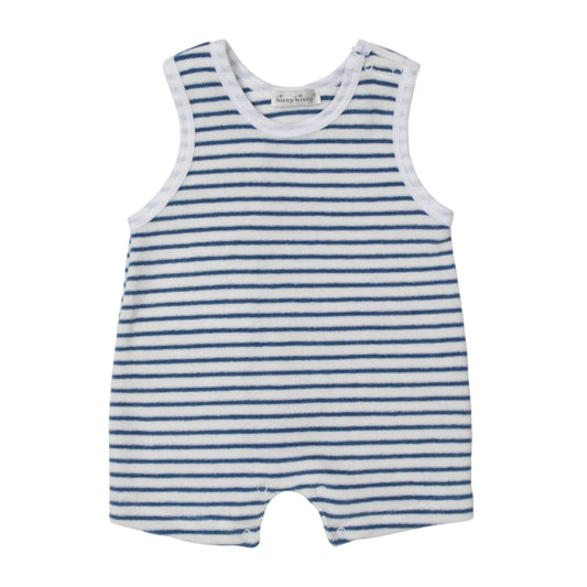 Ocean Antics - Terry Slvless Play Blue