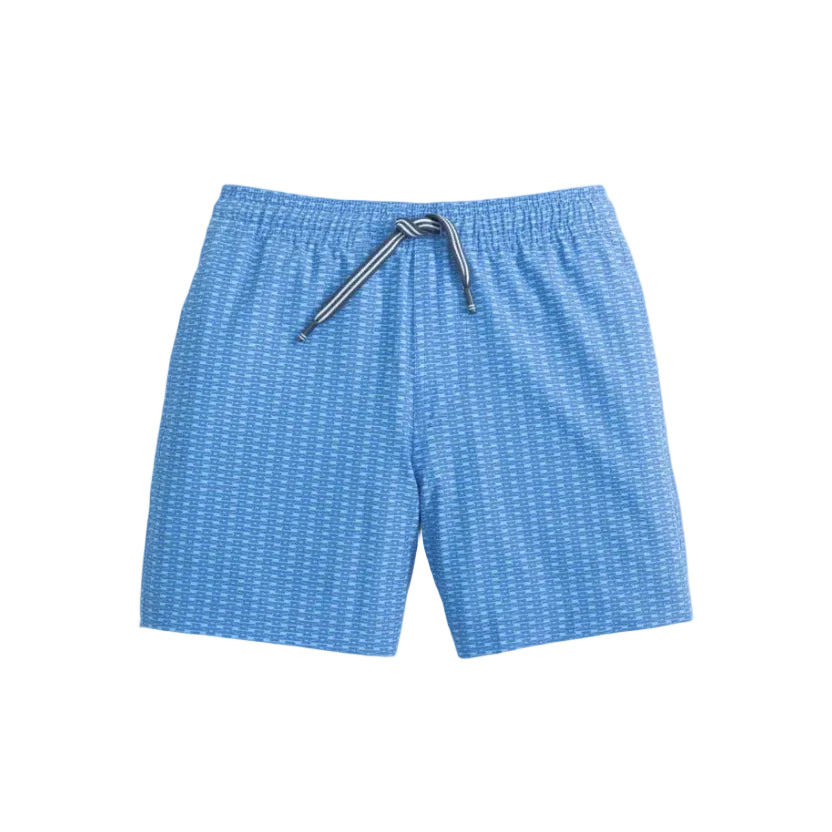 Boys Pop Lock & Dock It Maritime Swim Trunk - Blue Stream