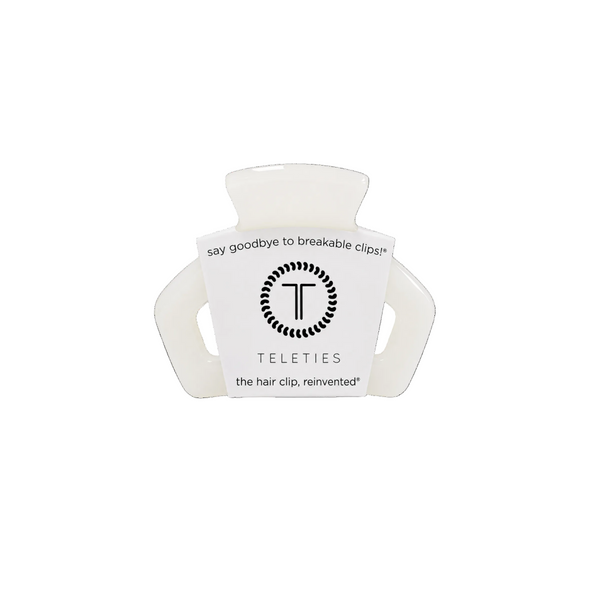 Open | Coconut White | Petite Claw Clip