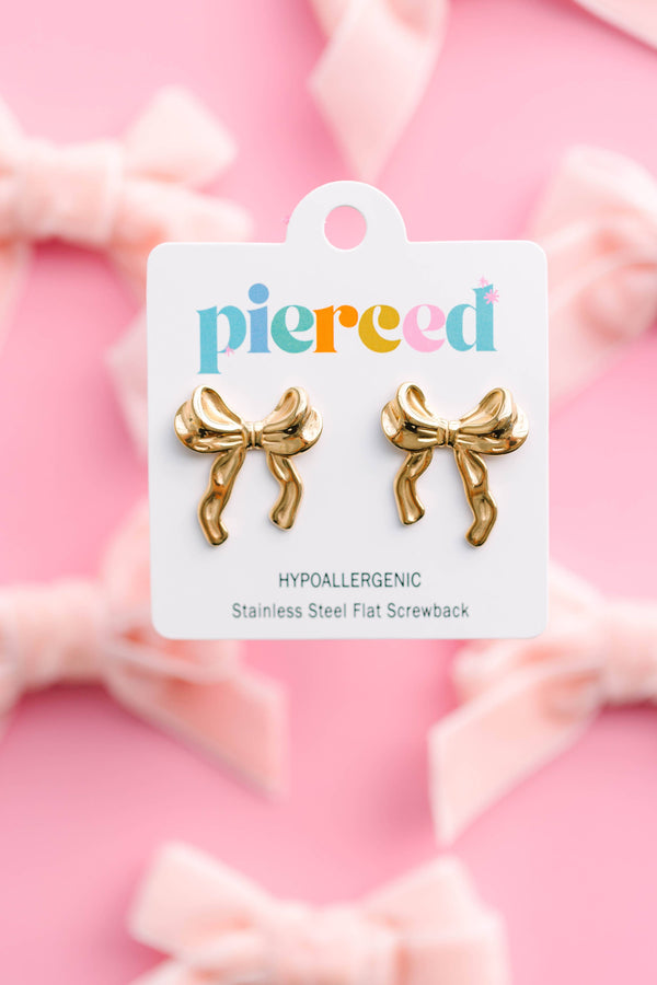 Jumbo Bows Earrings