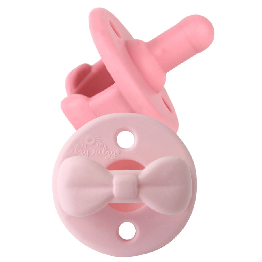 Sweetie Soother™ Pacifier Set - Pink Bows