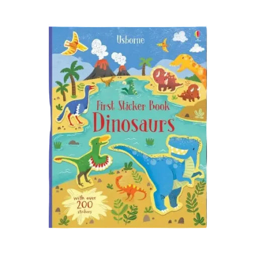 First Sticker Book Dinosaurs : Usborne