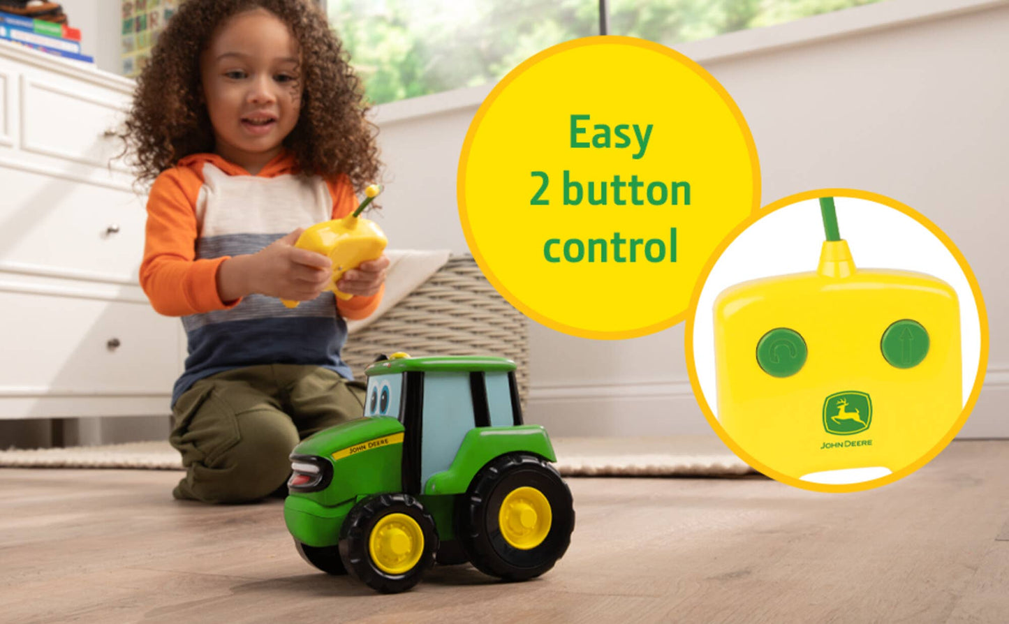 TOMY John Deere Radio Controlled Johnny Tractor Toy