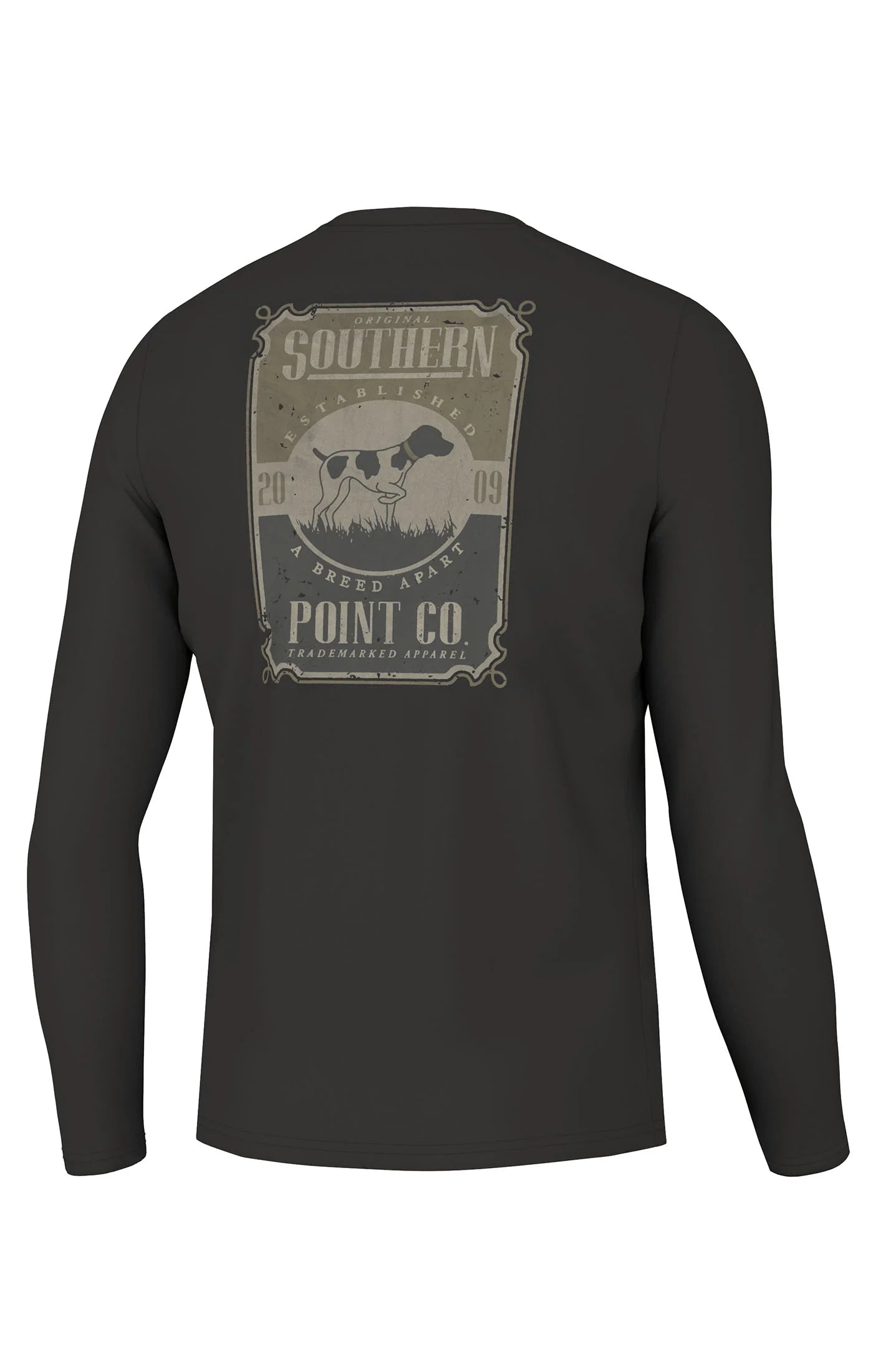 Youth Southern Outdoors Long Sleeve Tee Charcoal