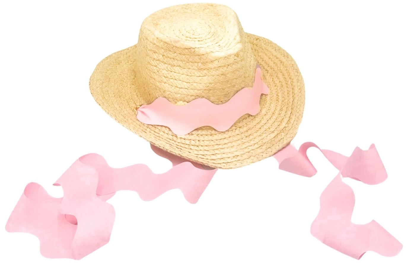 Coastal Cowgirl Hat w/ Pink Ribbon (Women)