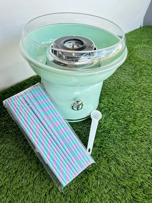 Cotton Candy Maker with 50 Printed Straws