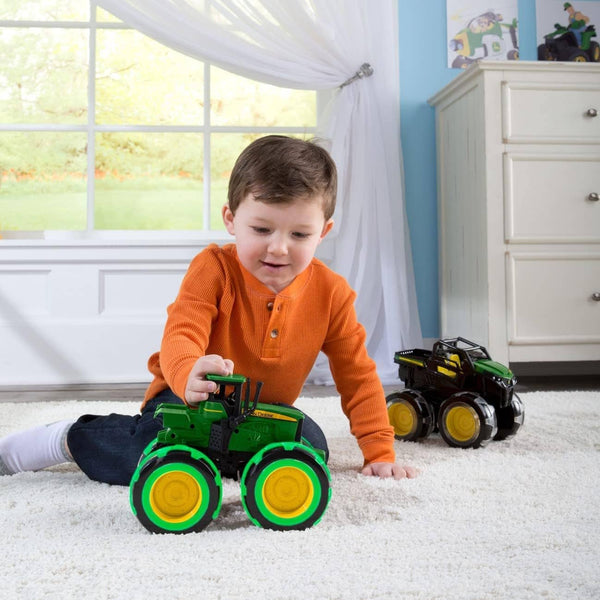 TOMY John Deere Tractor - Monster Treads Lightning Wheels