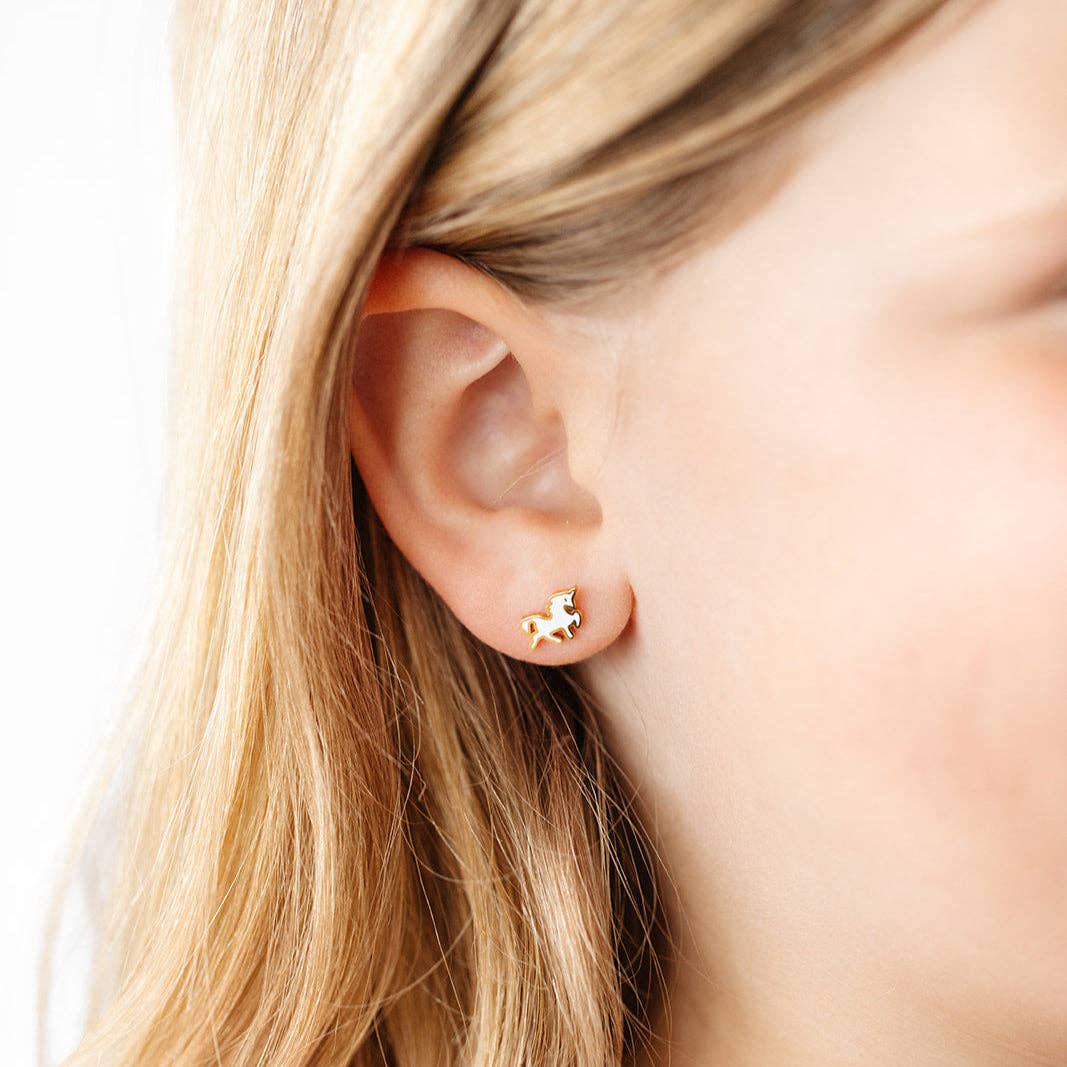 Unicorn Stud Earrings