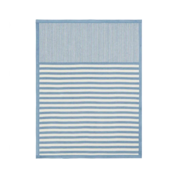 Sweet Pea Stripe Fog Mini Blanket