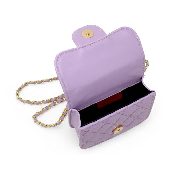 Tiny Quilted Ballet Charm Handbag