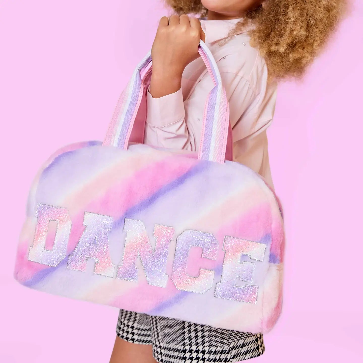 dance' Ombre Plush Medium Duffle Bag