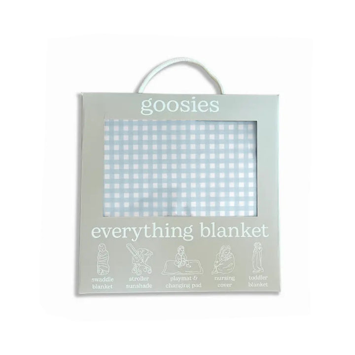 Blue Gingham Everything Blanket